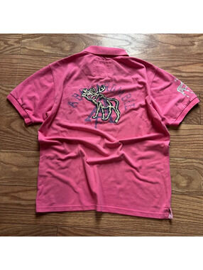 vintage abercrombie & fitch y2k surf style polo